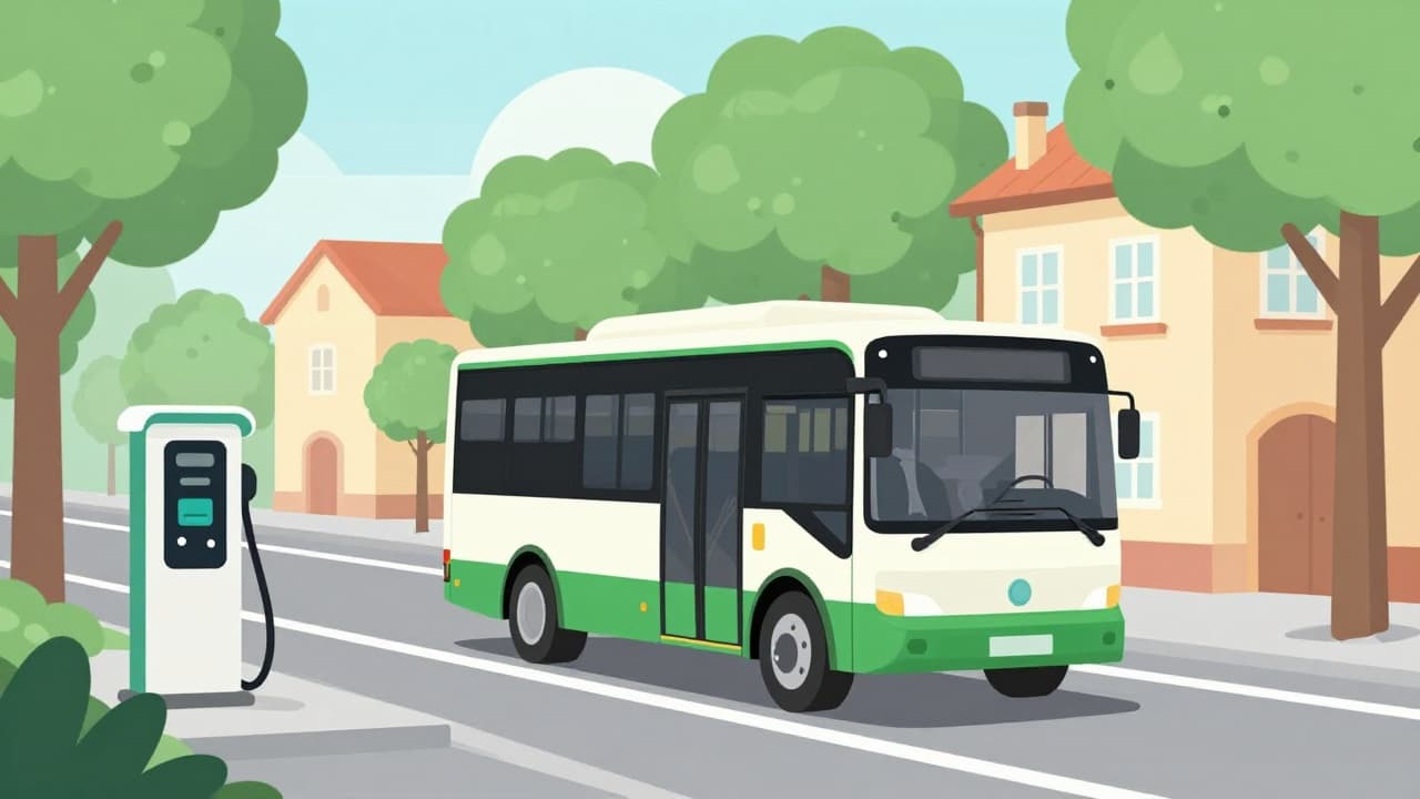 Električni minibus u gradskom prijevozu