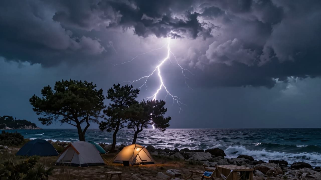 Nevrijeme s grmljavinom jutros je zahvatilo Kvarner